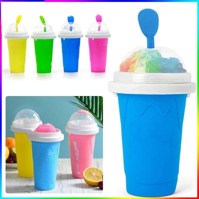 Poháry na rychlé zmrazení Smoothies Výrobník zmrzliny na mléčný koktejl Chladící pohár na mléčný koktejl Silikonový ždímací kelímek na kaši Vlastní domácí mražené nápoje
