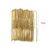 50Pcs New Solid Color Alloy Hair Sticks Hairpins Vintage Hair Clips Barrettes Bun Holder For Women Styling Tools