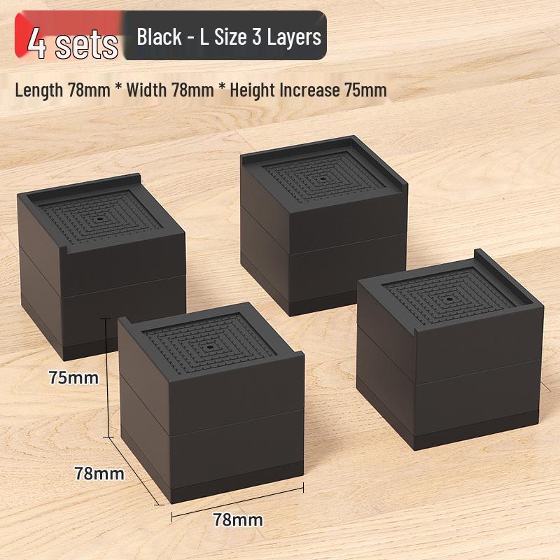 Universal Furniture Heightening Pads: Nail-Free, Stable, Moisture-Proof for Tables & Chairs