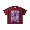 260 GSM Double Yarn 32 Count 100% Cotton Jujutsu Kaisen V52 Yuta Print Unisex Heavy Cotton T Shirt