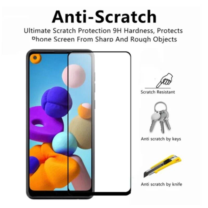 9H Tempered Glass for Samsung Galaxy A21s Screen Protector for Samsung A21S Galaxy A21 S Protective Glass Film