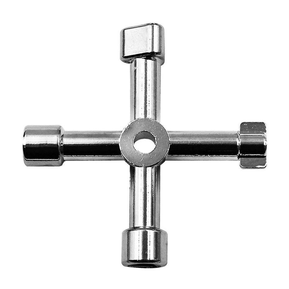 Internal Triangle Key Wrench 4 Ways Elevator Cabinet Wrenches New Cross Switch Alloy Spanner  Home