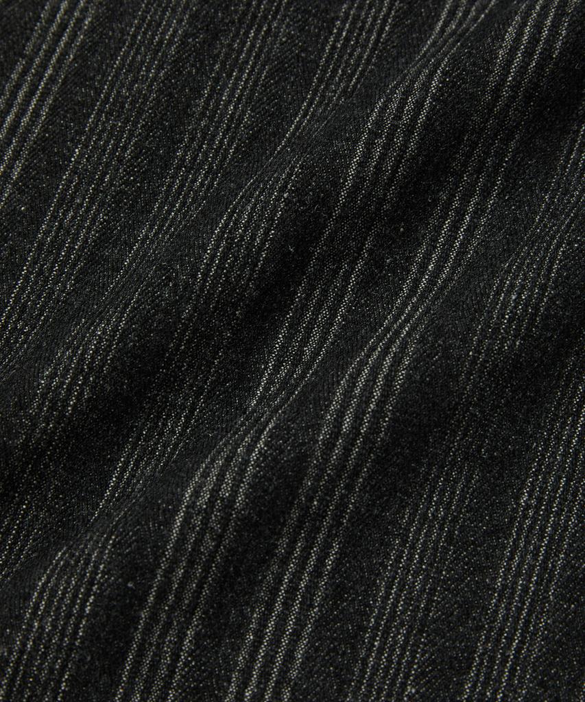 Seuweideu Stripe Denim Shorts [Black]