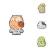 Cartoon Animal Trendy Brooch With Fun Dinosaur Frog Owl Designs Offering Stylish Decoration And Multifunctional Use
