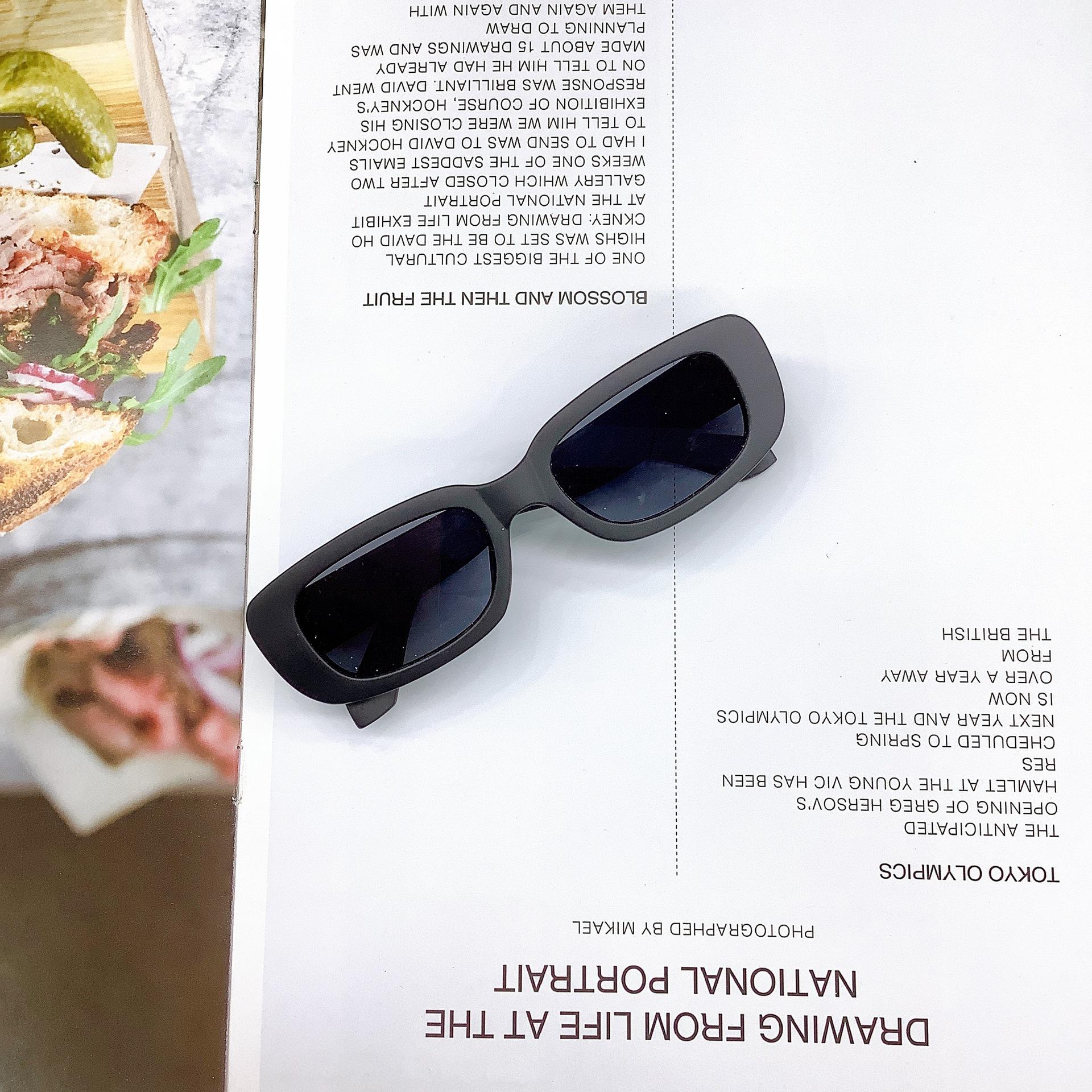 2022 New Colors Fashion UV400 Protection Small Square Girls Boys Kids Sunglasses