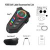 Multicolored Bluetooth Helmet Headset with Noise Reduction for Music and Calls