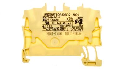 2-Wire Busbar Connector 1.5Mm2 Yellow 2001-1206 Topjobs
