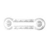 Silver AC Air Condition Button Trim For Mercedes-Benz AMG A35 CLA45 GLA45