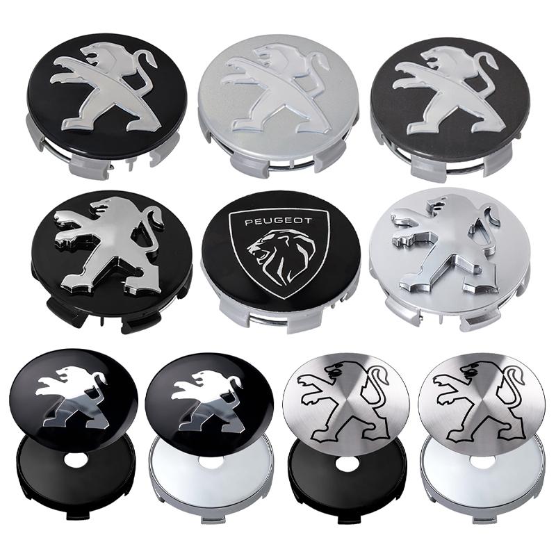 4Pcs 56/60mm Original Car Wheel Hub Center Caps Rim Cover For Peugeot 508 2008 5008 107 106 205 306 206 307 308 3008 207 208 407
