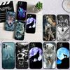 CJ8 Animal Wolf Soft Shell Phone Case for Redmi Note 10 11 12 Pro Max 10S 10C 10T 11A 11S 12S 12C