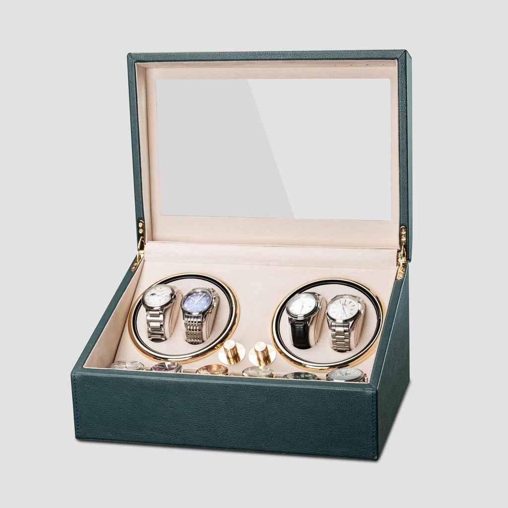 Întinzător electric pentru ceasuri cu lumină LED - Cutie de depozitare 4+6