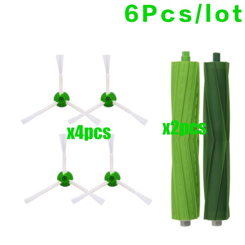 Hepa Filter+Side Brush+Brush Roll+dust bags Replacement for iRobot Roomba i7 E5 E6 I Series Robot Vacuum Cleaner Spare Parts