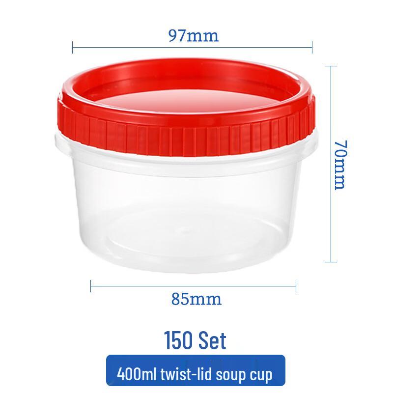 

Handun Disposable Transparent Twist-Lid Food Containers