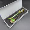 Anime Genshin Impact Figure Weapon Keychain  Alhaitham Sword Prop Little Lion Toy Gift Boxs Packaging Vision Metal key Ring