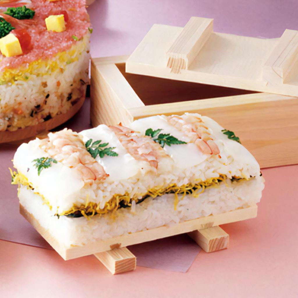 Hinoki Pressed Sushi Maker That Allows You To Cut Neatly Without Losing Its 21 X X Height Made In Comes with a Cutting Convenient for Professionals