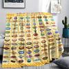 1PC Stardew Valley Print Flannel Blanket, High quality Comfortable for All Seasons, Home Decor, Warmth and Comfort, Perfect for Christmas Gifts179