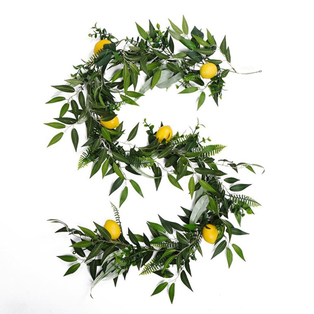 

180cm Length Artificial Decoration Willow Lemon Vine