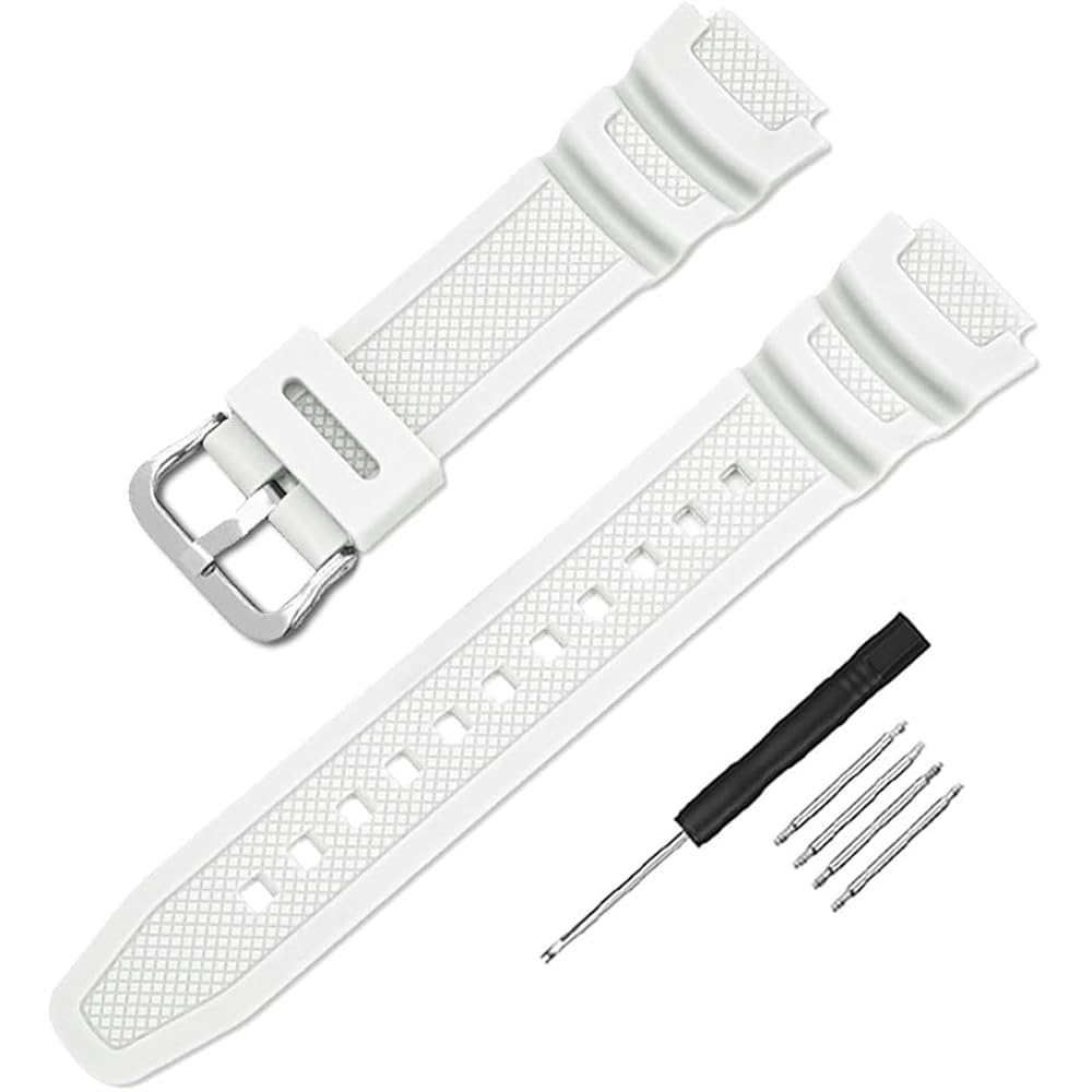 Watch Strap Mounting Width 18mm Genuine Band Compatible Waterproof Strap Compatible with Casio AE...