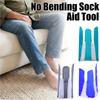 Sock Puller Helper Tool No Bending Easy On Sock Aid Device Soft Padding for Knee Surgery Recovery Patients Elderly