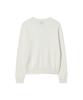 JE NE SAIS QUOI [100% Cashmere] Signature Crew Neck Cashmere Cardigan_ Ivory