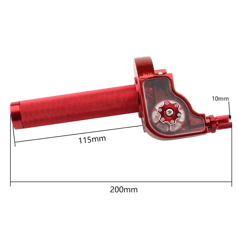 7/8''22mm CNC Aluminum Motorcycle Handlebar Throttle Twist Grip Twister For Off-Road ATV 50cc 125cc 150cc 250cc Moped Scooter