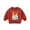 Dudu Family Kids' Skin-Friendly Autumn Cartoon Sweatshirt
