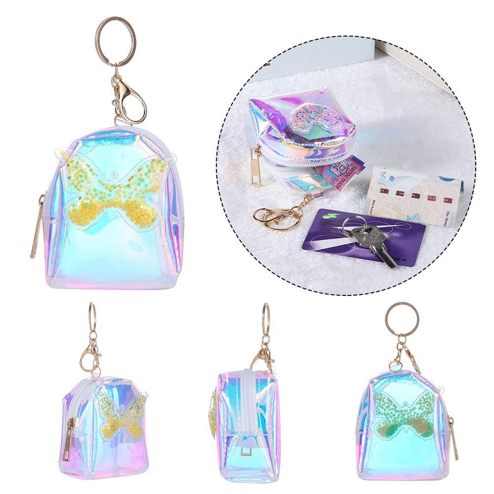 Gifts Zipper Wallet Handbag Storage Bag Card Holder Girls Coin Purse Money Bags Mini Backpack Earphone Package