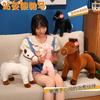 Cute Simulated Standing Posture Junchi Horse Plush Toy Doll Zodiac Horse Year Mascot Doll New Year