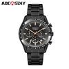 Men's Watches Luxury Round Quartz Wristwatch Waterproof Chronograph Watch for Men Auto Date Clock