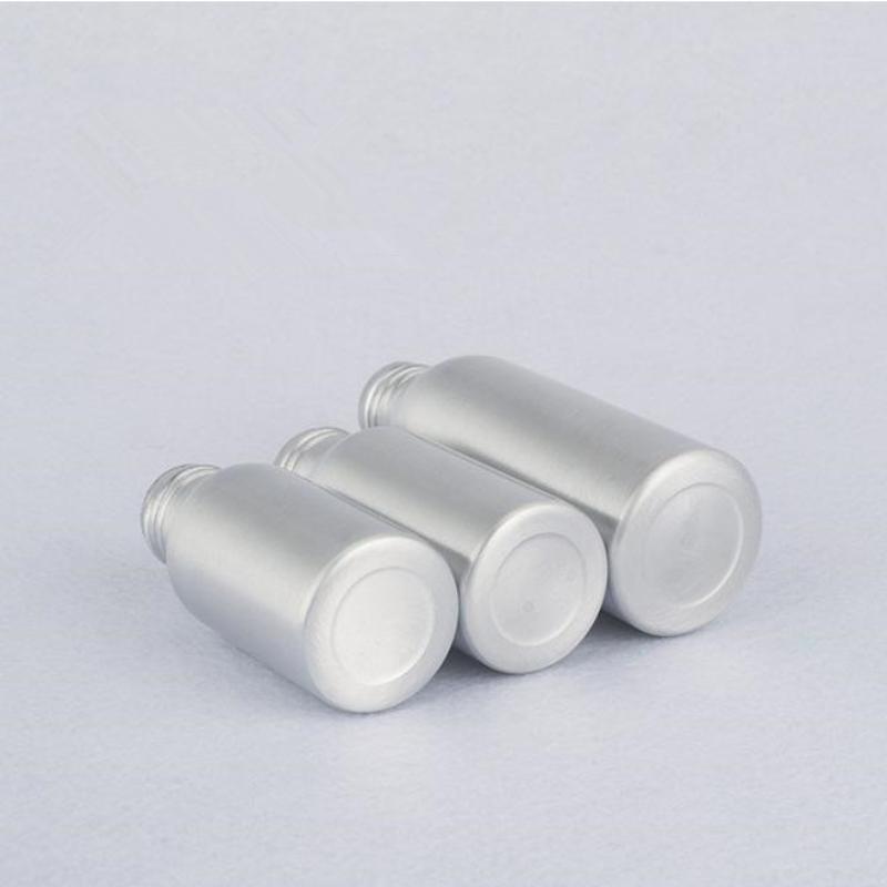 50Ml-250Ml Gold Aluminum Bottle With Screw Cap Perfume Cosmetic Toner Water Bottle Travel Protable Refillable Bottle