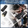 INFINAUTO 1 Set 6 Pin Headlight Fog Lamp Connector Plug 1.5mm Series Female Male