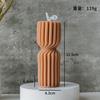 1Pc Nordic Column Aromatherapy Scented Candle - Handmade Natural Soy Wax, Long-Lasting Fragrance for Home Decor & Perfect Gift