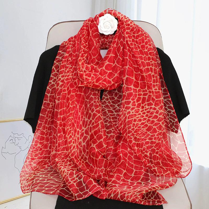 New  Silk Scarf Female Fashion Beach Pashmina Bufanda Folral Women Shawl Wraps Bandana Ladies Scarves Large Foulard Echarpe