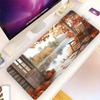 Großer Gaming-Schreibtisch Mauspade Stoffoberfläche Erweiterte Matte Rutschfeste Gummiunterseite Mauspade für PC Laptop Schreibtischschutz Set