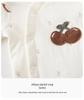 Klasse A Baumwolle Baby Langarm-Oberteil & High-Waist Hose Set, Druckknöpfe, Ganzjahresartikel, Leicht, Neugeborenen Unterwäsche
