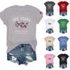 Damen T-Shirts Kurzarmshirts Pullover Sommer Frühling Oberteile Blusen