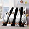 Coperta avventura pinguini Coperta in flanella per letto, divano, Campeggio, Escursionismo, Essenziali per picnic, regalo per la famiglia Regali per fan