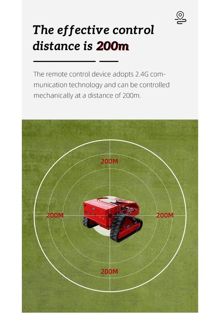 Self-Propelled Remote Control Lawn and Orchard Grass Cutter