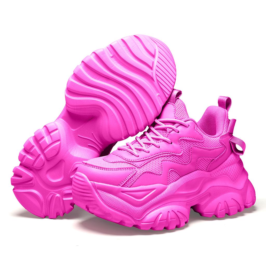 TUINANLE Neue modische und vielseitige trendige Sneaker für Damen: Bequeme Sneaker mit dicker Sohle, Größen 35-42