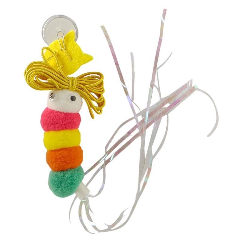 Regulable Cats Fishing Rod Funny Cats Toy Teaser Stick Regulable Length Stick Cats Supplies Accessories