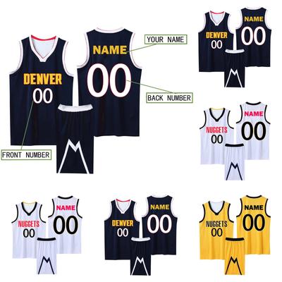 Basketball Name/NumberCustom Clothes Kids Basketball Suit Classic Tops + Pants Basketball Jerseys Suit Set