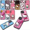 For Samsung Galaxy A25 A37 A57 A12 A14 A31 A41 A50 A51 A70 A71 A72 A21S A04 M15 Note 20 9 8 10 Cover Case Hello Kitty Anime Cute