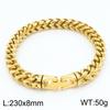 Trendy Minimalist Dragon Bone Chain Titanium Steel Bracelet