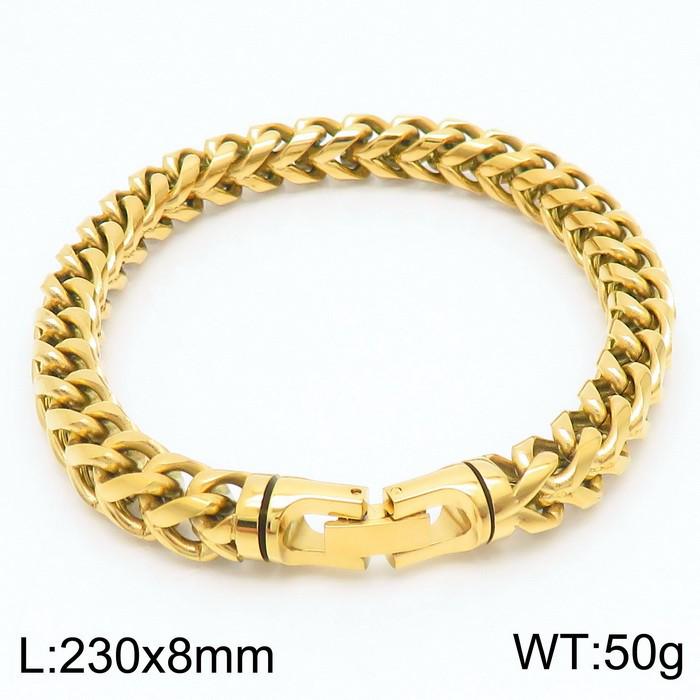 Trendy Minimalist Dragon Bone Chain Titanium Steel Bracelet