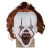 Halloween Mask Creepy Pennywise Scary Clown Full Face Horror Costume Party Festival Cosplay Decoration Prop for Adult