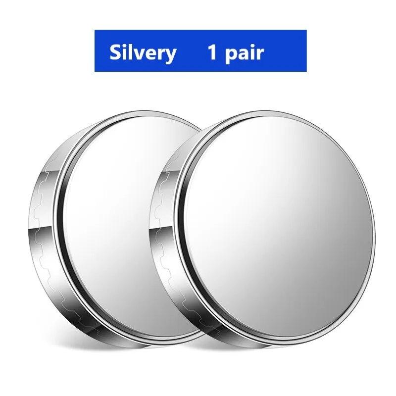 Oglindă retrovizoare pentru unghi orb pentru mașină cu unghi larg, 360 de grade, reglabilă, oglindă rotundă mică, oglindă retrovizoare auxiliară convexă pentru mașină