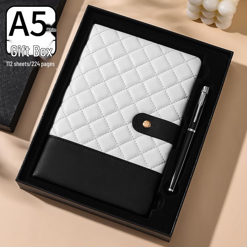 Premium A5 Soft Leather Planner for Business Meetings