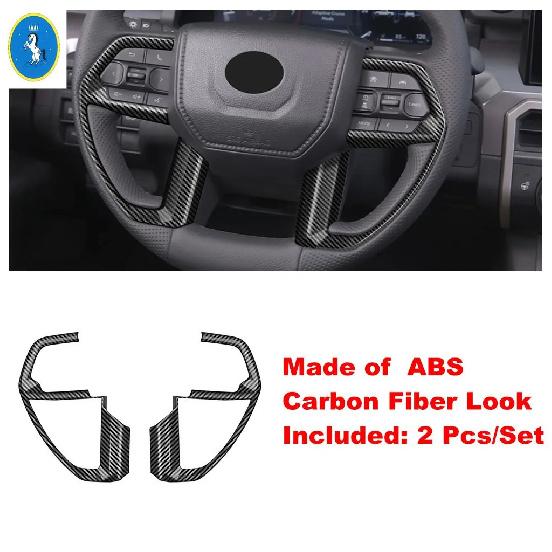 Fensterheber-Panel / Lenkradrahmen / Getränkehalter-Dekor-Aufkleber-Abdeckung-Zierleiste ABS-Zubehör für Toyota Tacoma 2024 2025