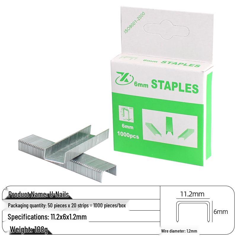 Heavy-Duty 3-in-1 Stapler: Code, Brad, T/U-Shaped Nails for Woodworking and Printing.