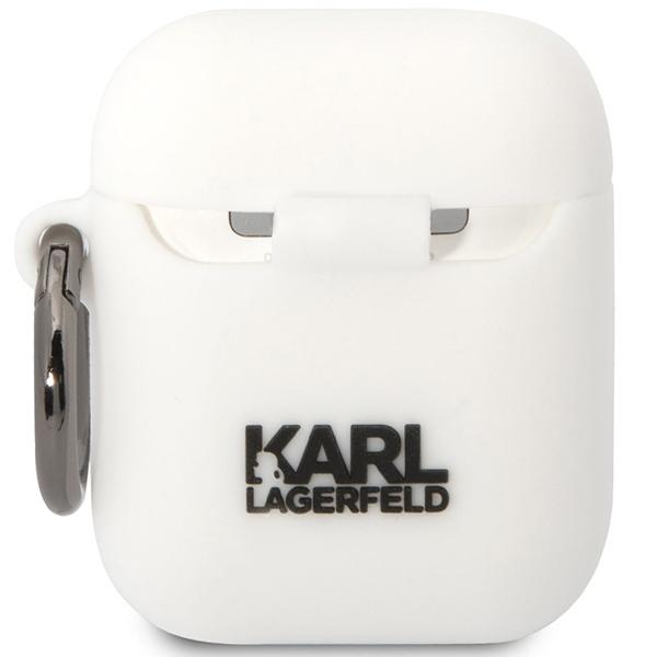 Etui do AirPods 1 Karl Lagerfeld Silicone Białe